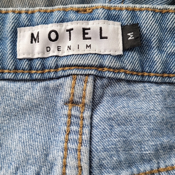Motel Denim 2 toned Jeans Sz M - Picture 4 of 7